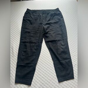 Old Navy Charcoal Linen Pants